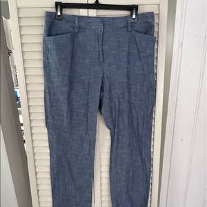 Lands End mid rise slim leg